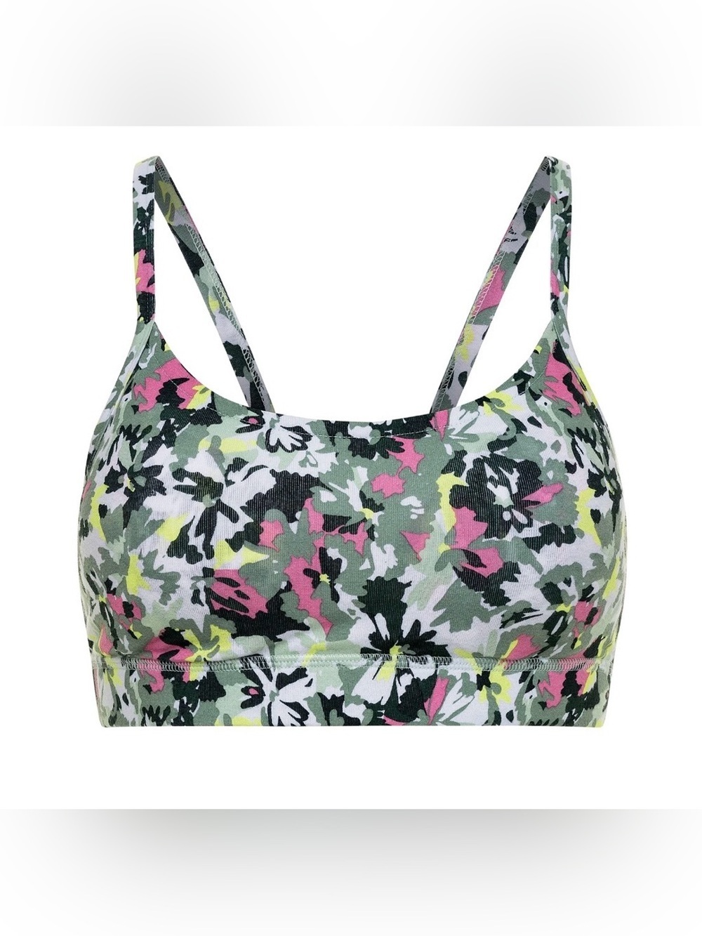 Kindly Yours Natural Comfort Cotton Wire-Free Pullover Racerback Scoop Bralette